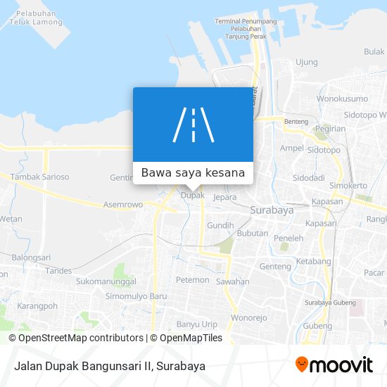 Peta Jalan Dupak Bangunsari II