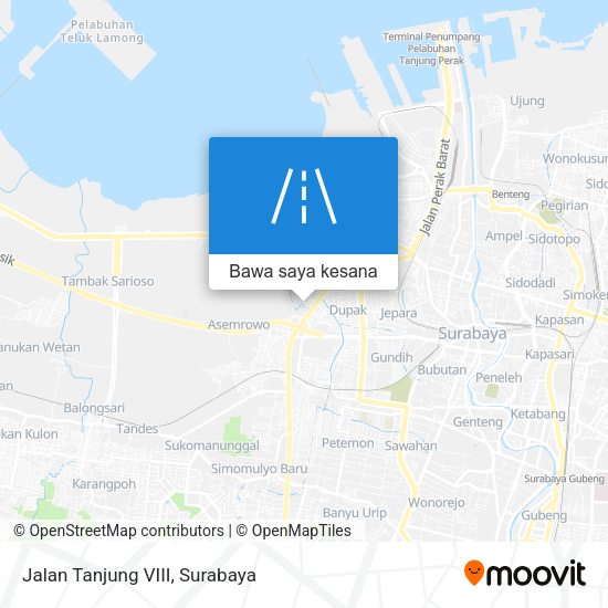 Peta Jalan Tanjung VIII