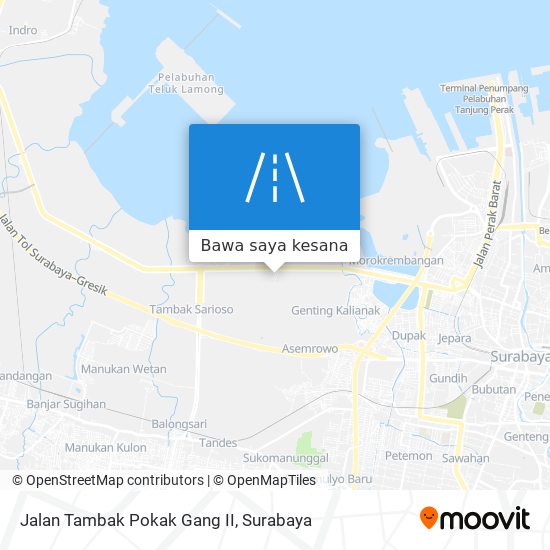 Peta Jalan Tambak Pokak Gang II