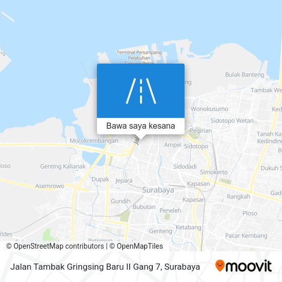 Peta Jalan Tambak Gringsing Baru II Gang 7