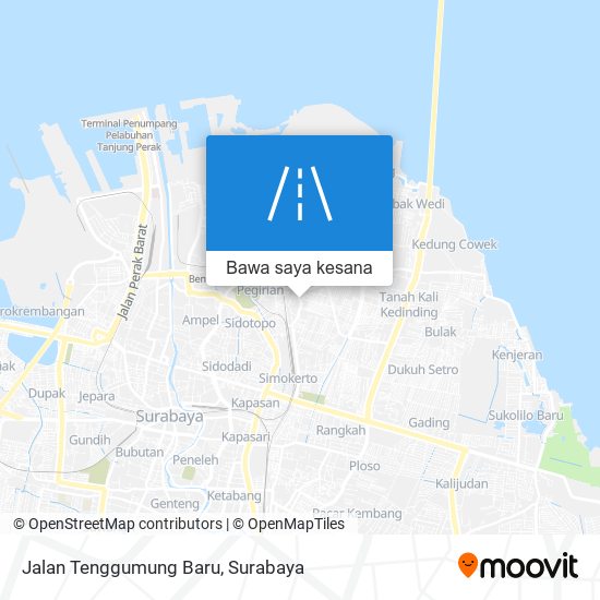 Peta Jalan Tenggumung Baru