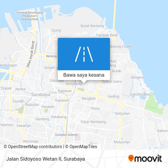 Peta Jalan Sidoyoso Wetan II