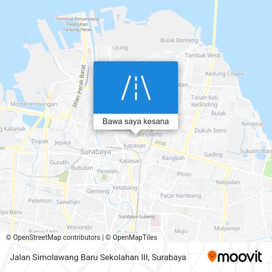 Peta Jalan Simolawang Baru Sekolahan III