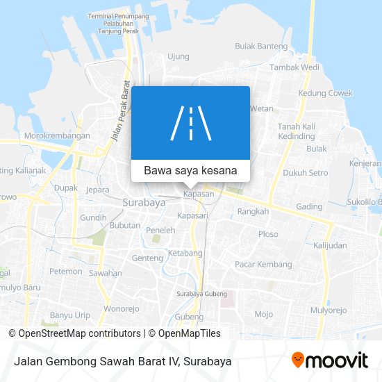 Peta Jalan Gembong Sawah Barat IV