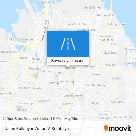 Peta Jalan Kalianyar Wetan V