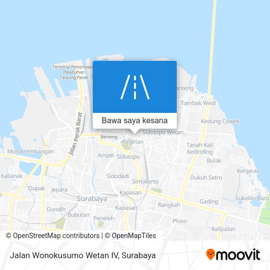 Peta Jalan Wonokusumo Wetan IV