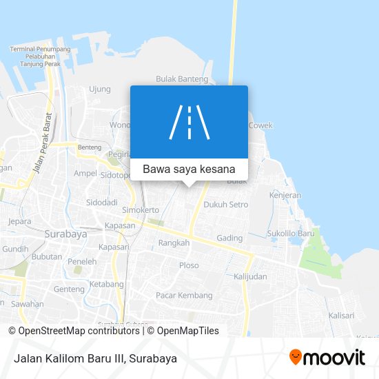 Peta Jalan Kalilom Baru III