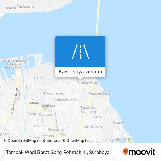 Peta Tambak Wedi Barat Gang Rohmah III