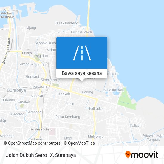 Peta Jalan Dukuh Setro IX