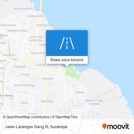 Peta Jalan Larangan Gang III