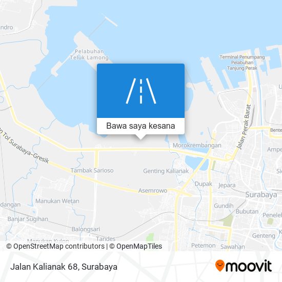 Peta Jalan Kalianak 68