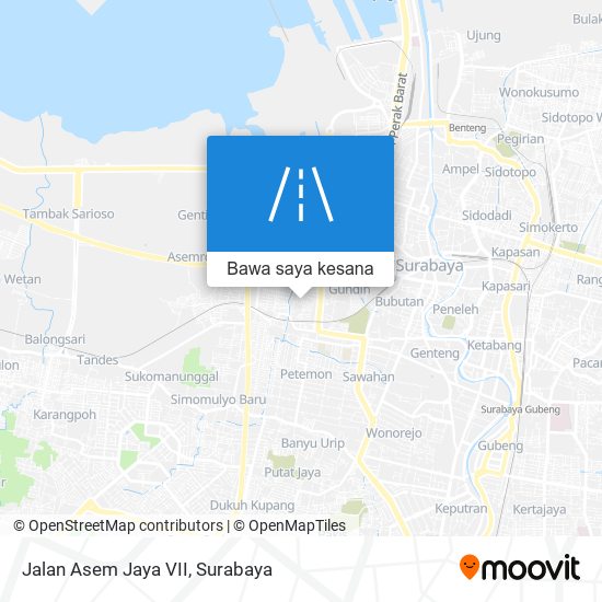 Peta Jalan Asem Jaya VII