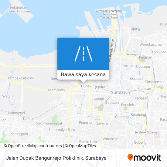 Peta Jalan Dupak Bangunrejo Poliklinik