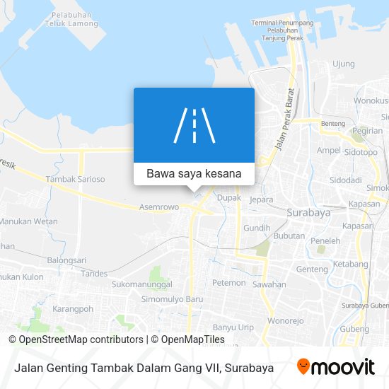 Peta Jalan Genting Tambak Dalam Gang VII
