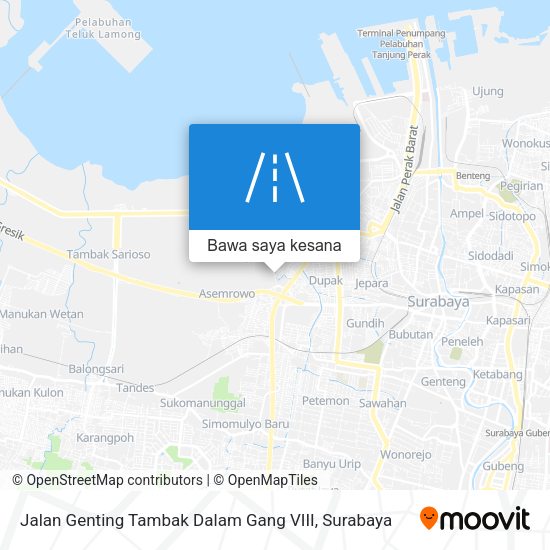 Peta Jalan Genting Tambak Dalam Gang VIII