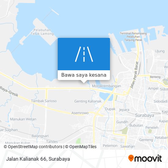 Peta Jalan Kalianak 66