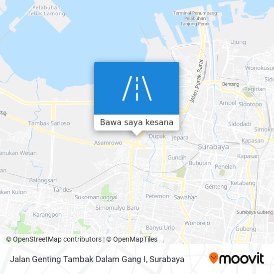 Peta Jalan Genting Tambak Dalam Gang I