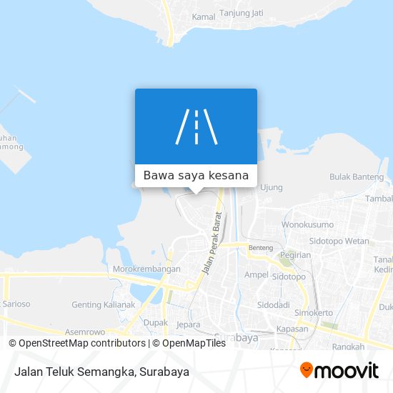 Peta Jalan Teluk Semangka