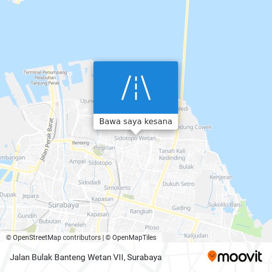 Peta Jalan Bulak Banteng Wetan VII