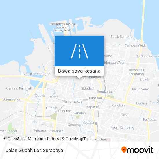 Peta Jalan Gubah Lor