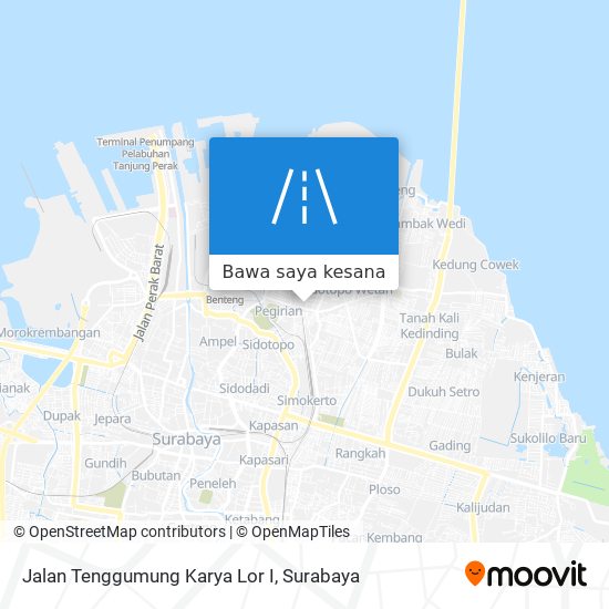 Peta Jalan Tenggumung Karya Lor I