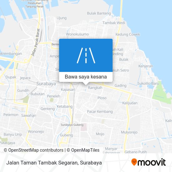 Peta Jalan Taman Tambak Segaran