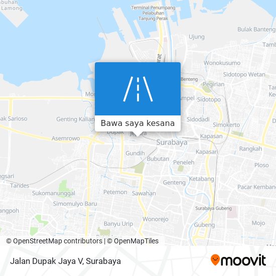 Peta Jalan Dupak Jaya V