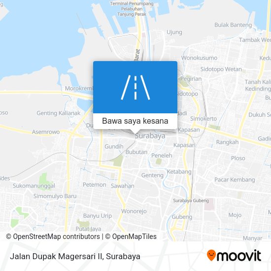 Peta Jalan Dupak Magersari II