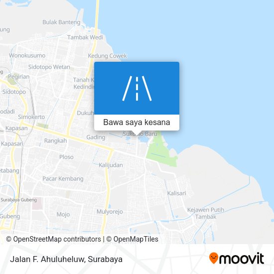Peta Jalan F. Ahuluheluw
