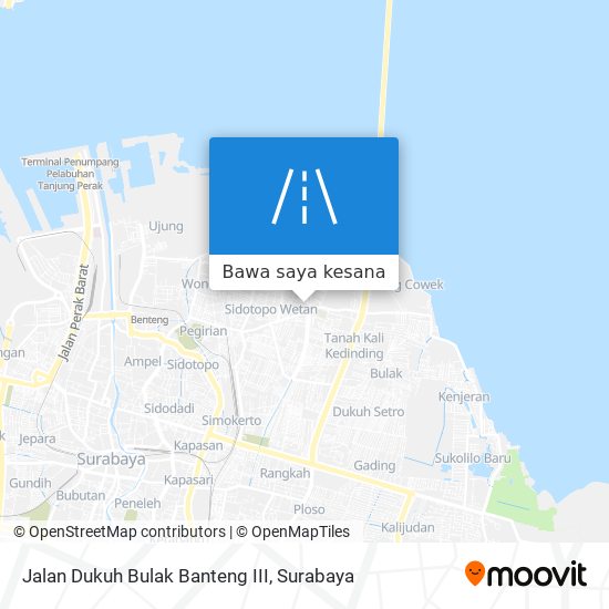 Peta Jalan Dukuh Bulak Banteng III