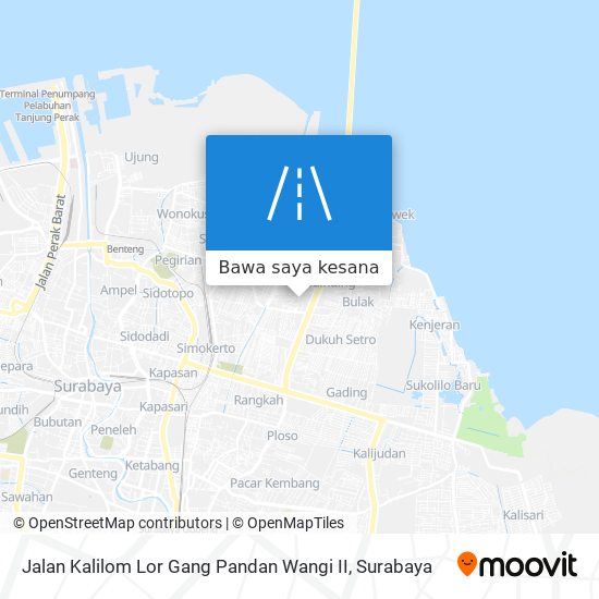 Peta Jalan Kalilom Lor Gang Pandan Wangi II