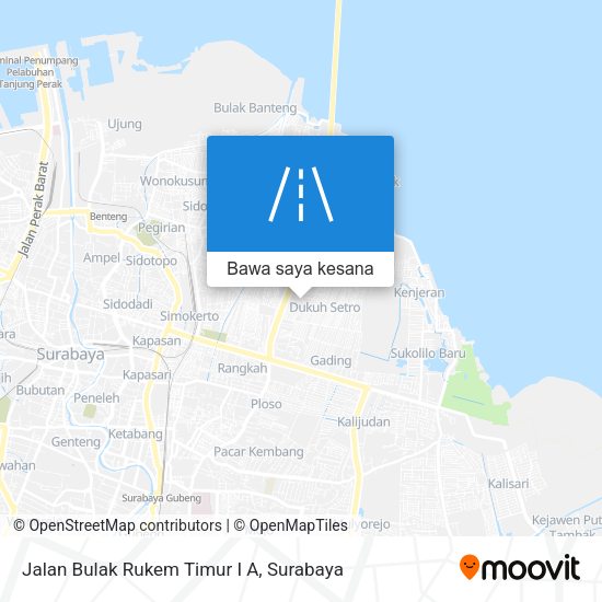 Peta Jalan Bulak Rukem Timur I A