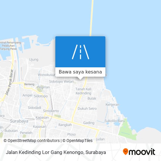 Peta Jalan Kedinding Lor Gang Kenongo