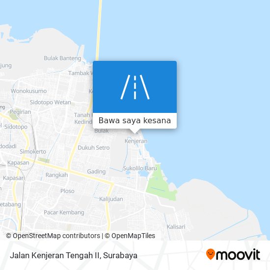 Peta Jalan Kenjeran Tengah II