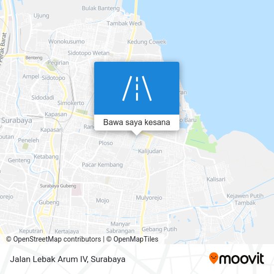 Peta Jalan Lebak Arum IV