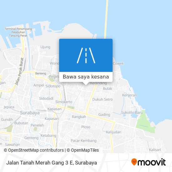 Peta Jalan Tanah Merah Gang 3 E