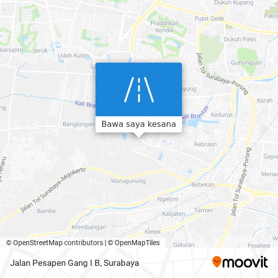 Peta Jalan Pesapen Gang I B