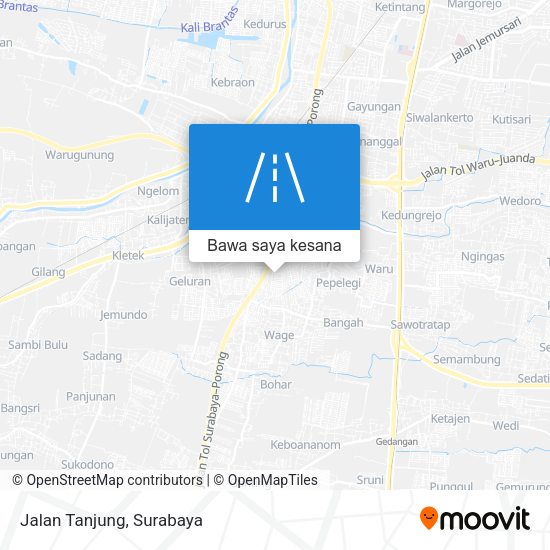 Peta Jalan Tanjung