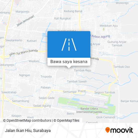 Peta Jalan Ikan Hiu