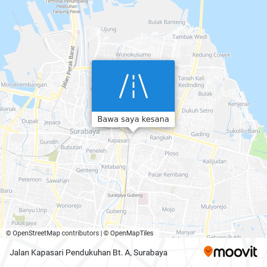 Peta Jalan Kapasari Pendukuhan Bt. A