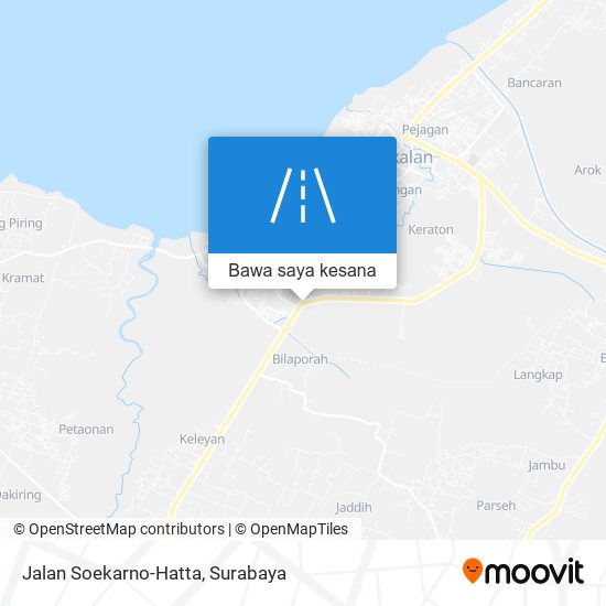 Peta Jalan Soekarno-Hatta