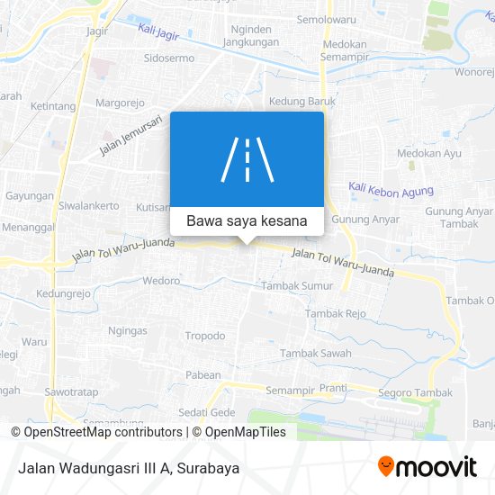 Peta Jalan Wadungasri III A