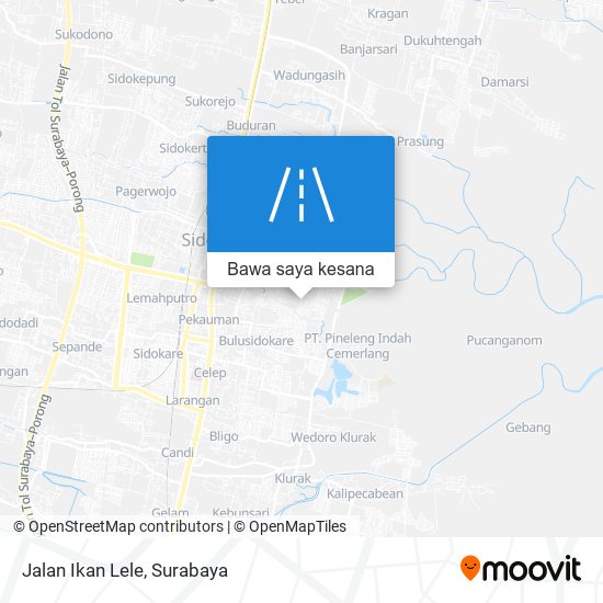 Peta Jalan Ikan Lele