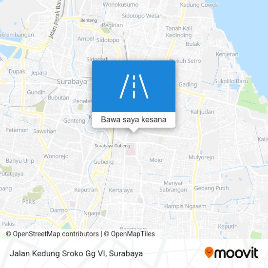 Peta Jalan Kedung Sroko Gg VI