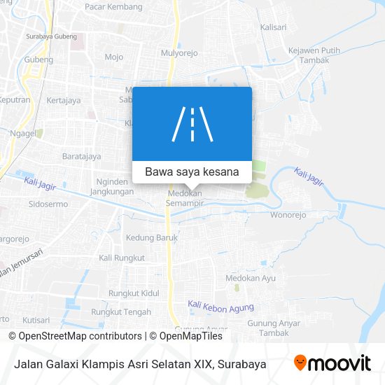 Peta Jalan Galaxi Klampis Asri Selatan XIX