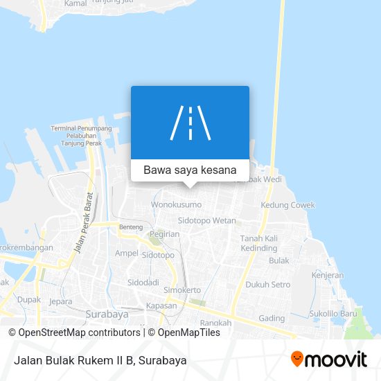 Peta Jalan Bulak Rukem II B