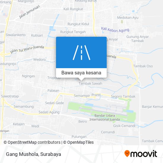 Peta Gang Mushola
