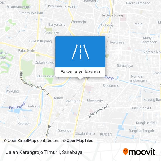Peta Jalan Karangrejo Timur I