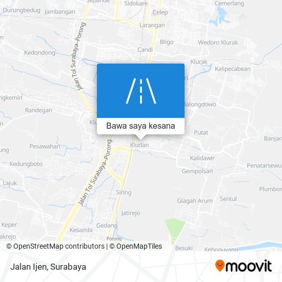 Peta Jalan Ijen