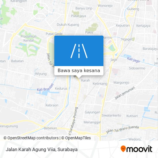 Peta Jalan Karah Agung Viia